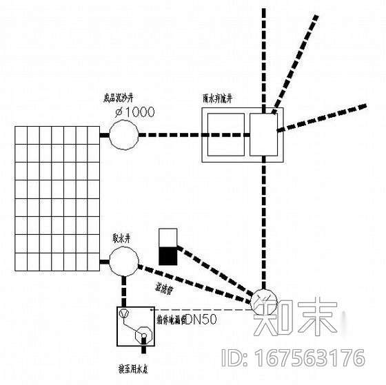 雨水收集系统图cad施工图下载【ID:167563176】