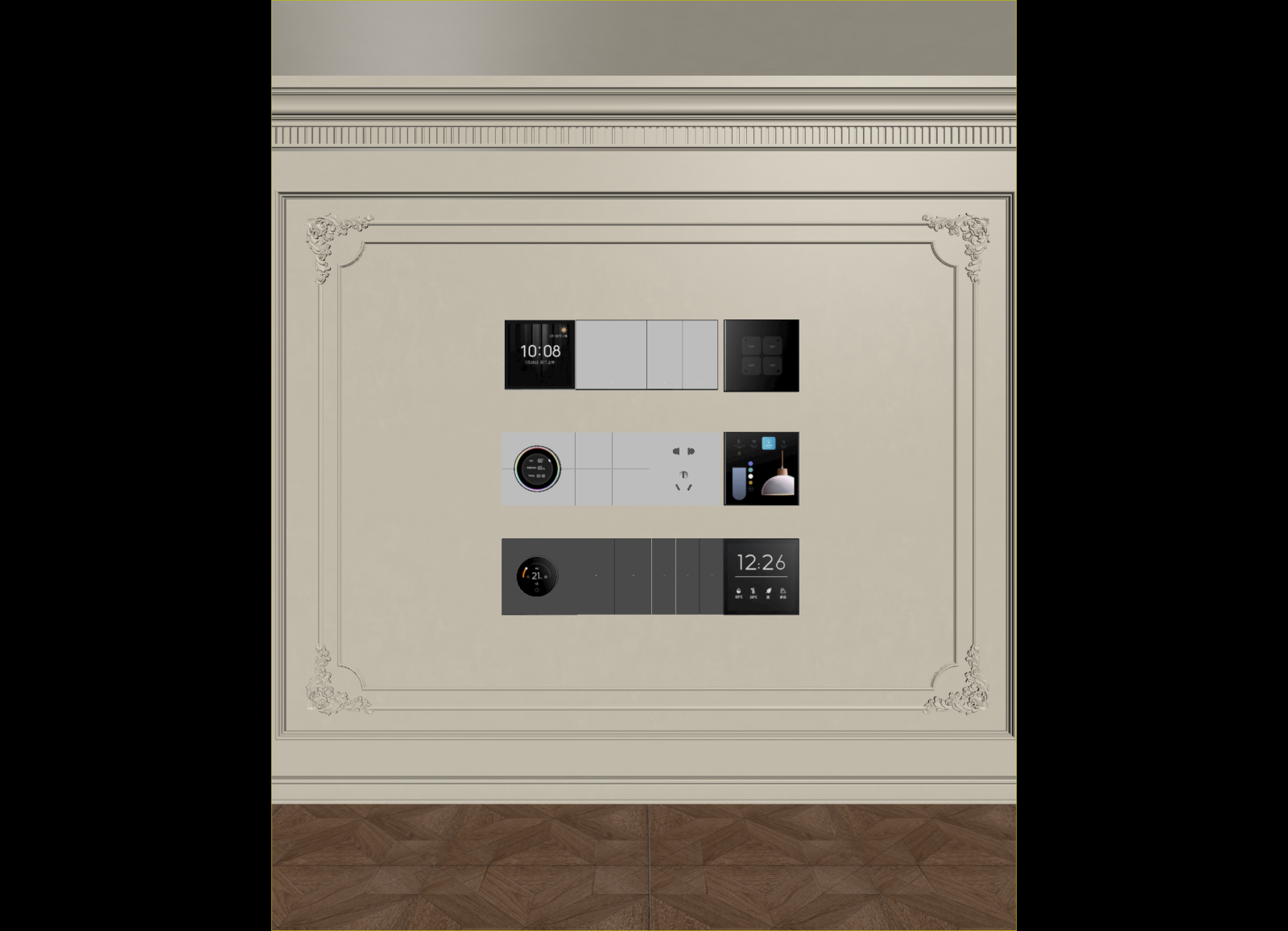 现代开关3D模型下载【ID:1215168958】