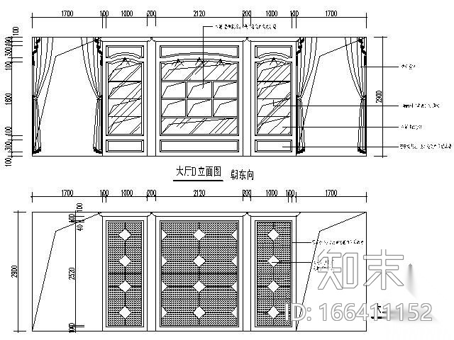 商务楼私家会所装饰图cad施工图下载【ID:166411152】