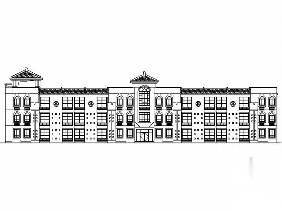 [南京]某小区三层十二班幼儿园建筑施工图施工图下载【ID:165738178】