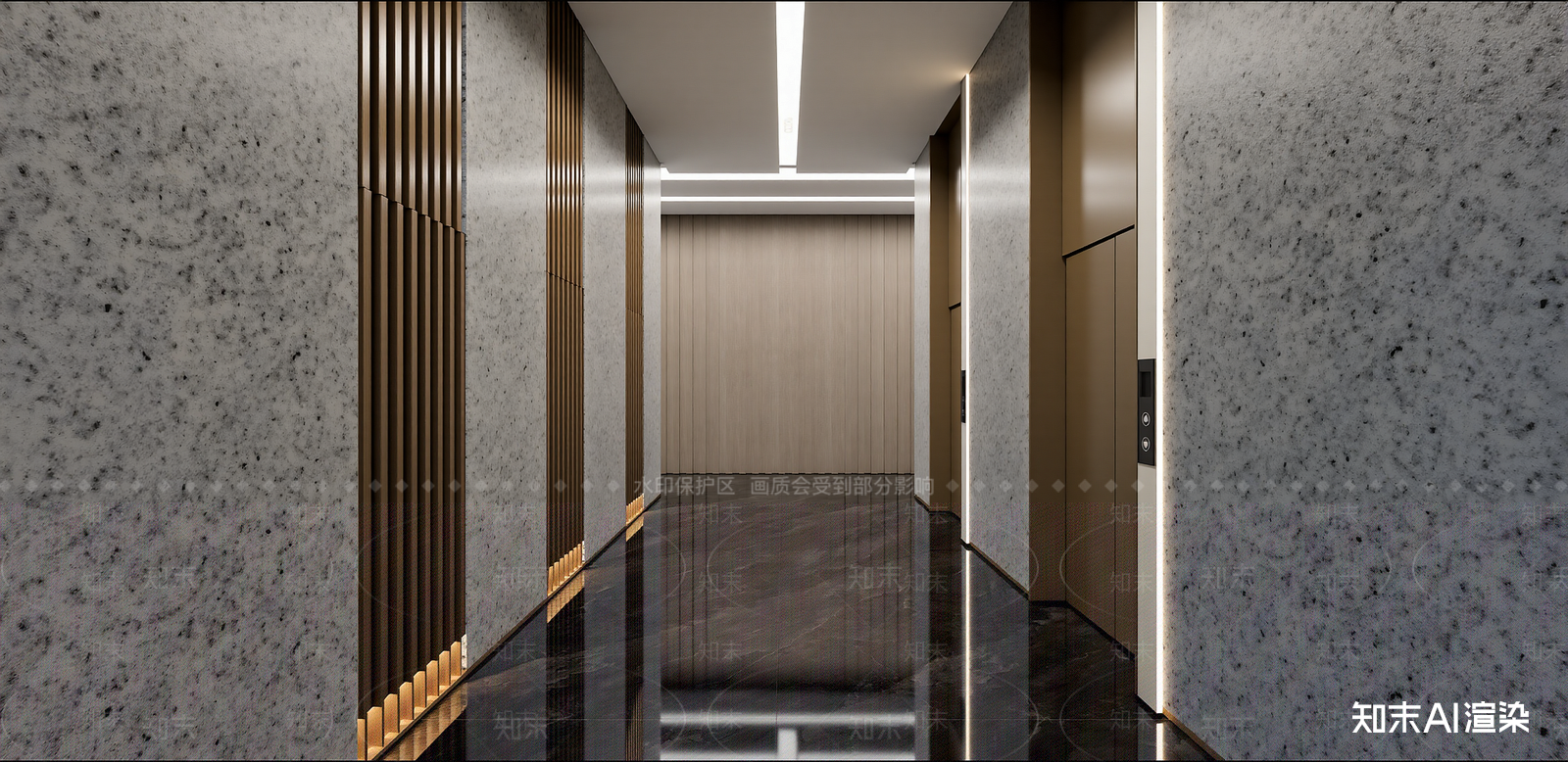 现代办公大堂SU模型下载【ID:1216029456】