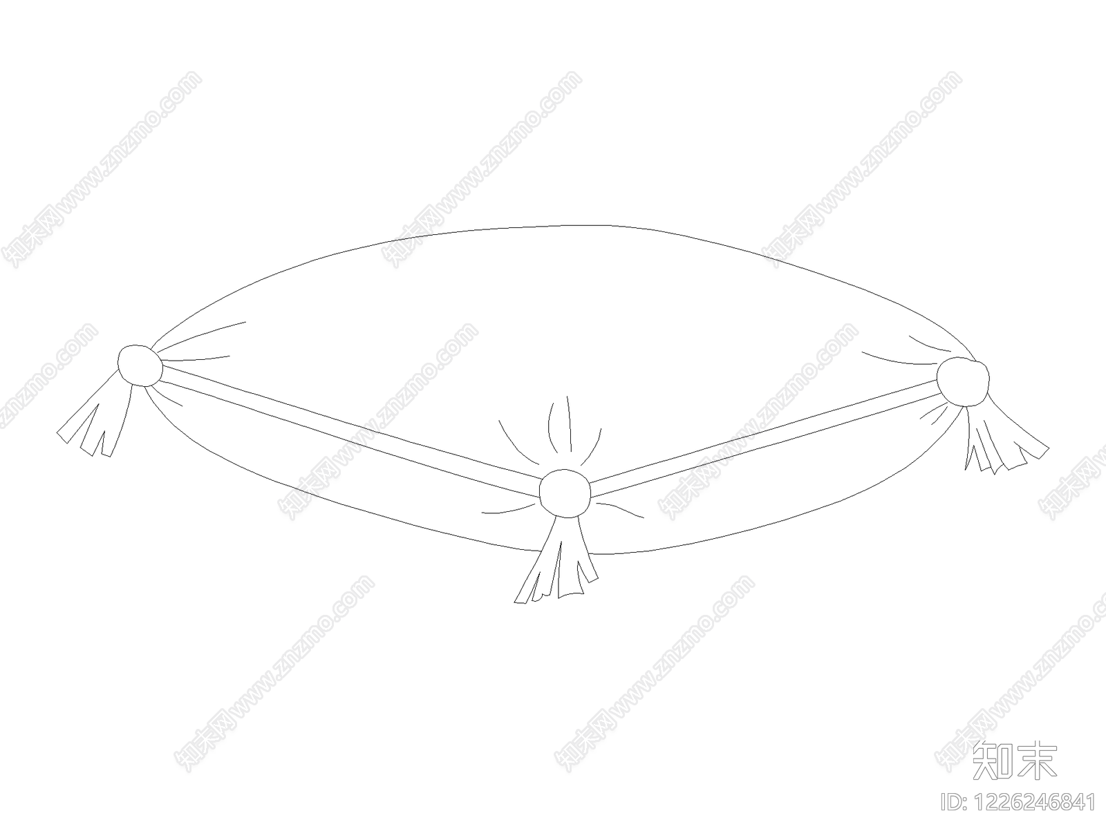 摆件cad施工图下载【ID:1226246841】