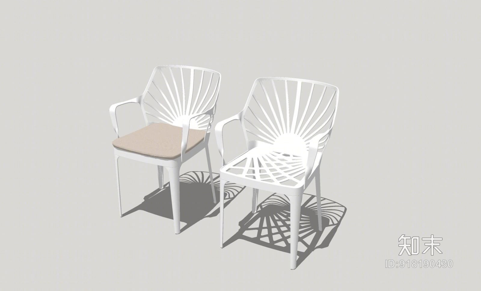 精品免费休闲椅SU模型下载【ID:918190430】