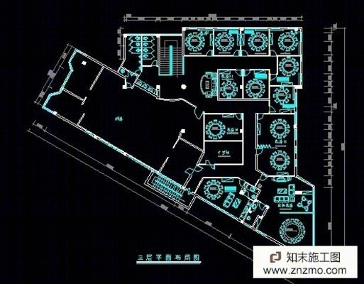酒店装修施工图cad施工图下载【ID:66923264】