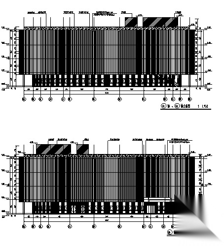 [江苏]某中学新校区两栋建筑全专业施工图（17年最新、...cad施工图下载【ID:151562187】