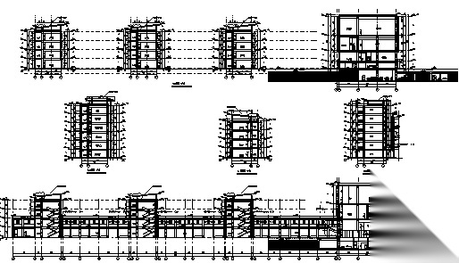 [江苏]某中学新校区两栋建筑全专业施工图（17年最新、...cad施工图下载【ID:151562187】