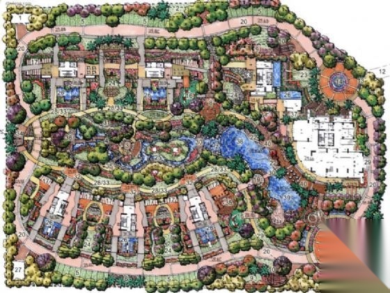 [武汉]水岸花园全套手绘扩初文本方案施工图下载【ID:161072197】