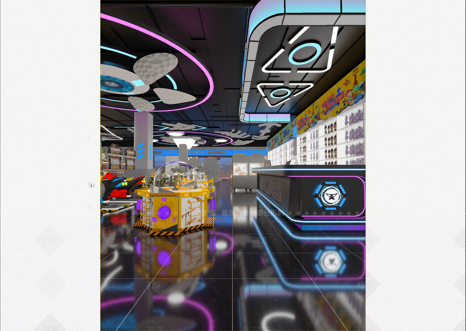 工业科技展厅3D模型下载【ID:1214952315】