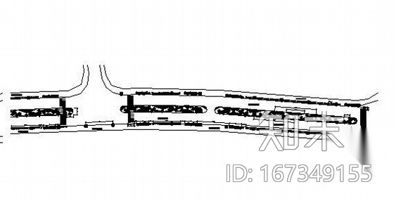 某道路相交处设计施工图cad施工图下载【ID:167349155】