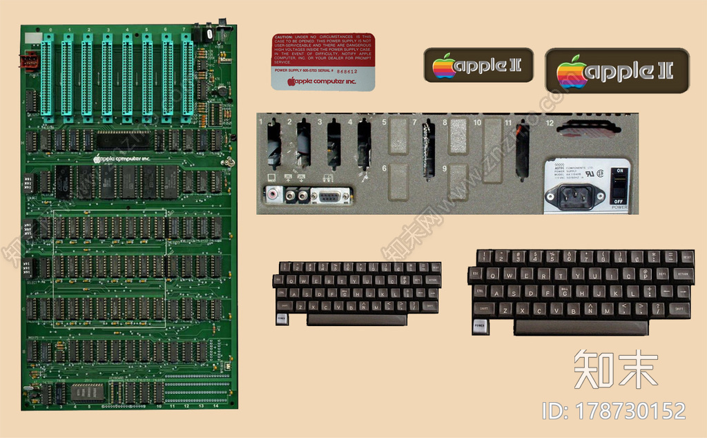 苹果古董电脑模型3d打印模型下载【ID:178730152】