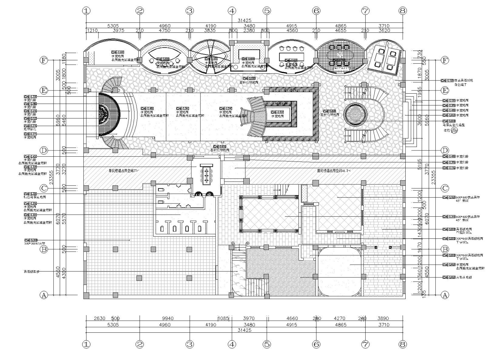 [西安]蝴蝶梦餐厅室内装饰设计施工图施工图下载【ID:160422179】