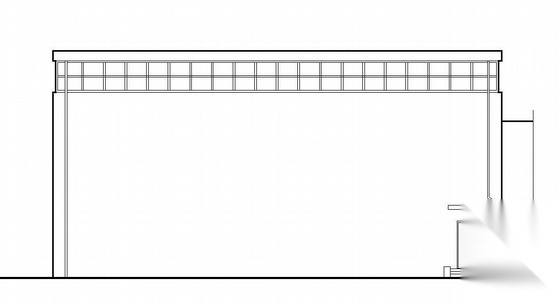 北京某私人会所羽毛球馆建筑施工图施工图下载【ID:166226142】
