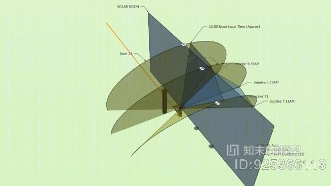 使用太阳位置插件（2）正在进行的太阳能窗示例SU模型下载【ID:925366113】