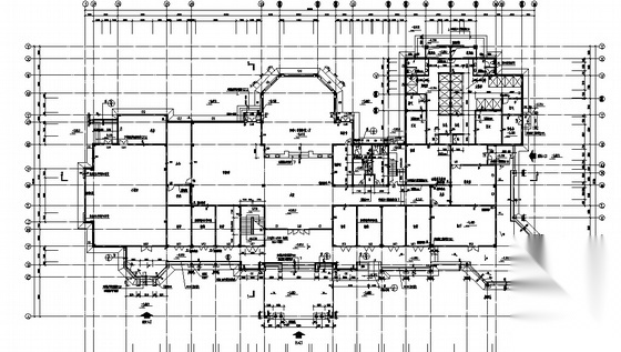 [顺德半岛]某楼盘会所建筑施工图cad施工图下载【ID:166573117】