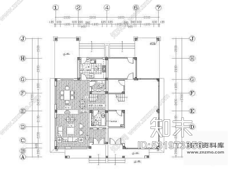 施工图日式别墅设计装修图施工图下载【ID:531973356】