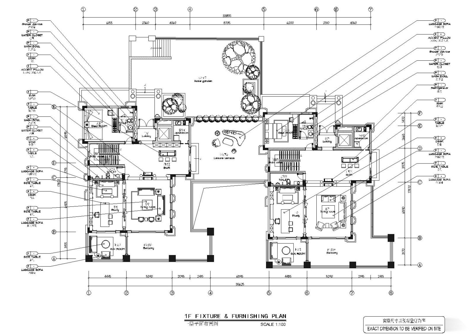 [江西]​赣州峰山国际独栋别墅施工图cad施工图下载【ID:160118112】