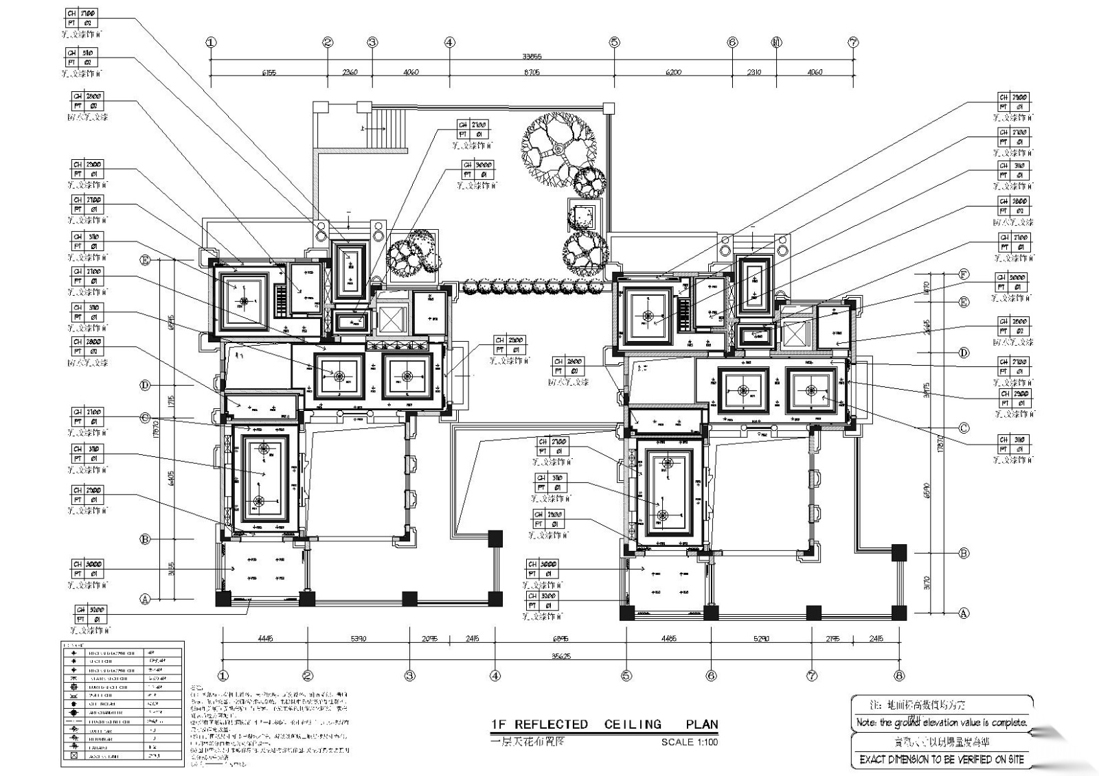 [江西]​赣州峰山国际独栋别墅施工图cad施工图下载【ID:160118112】