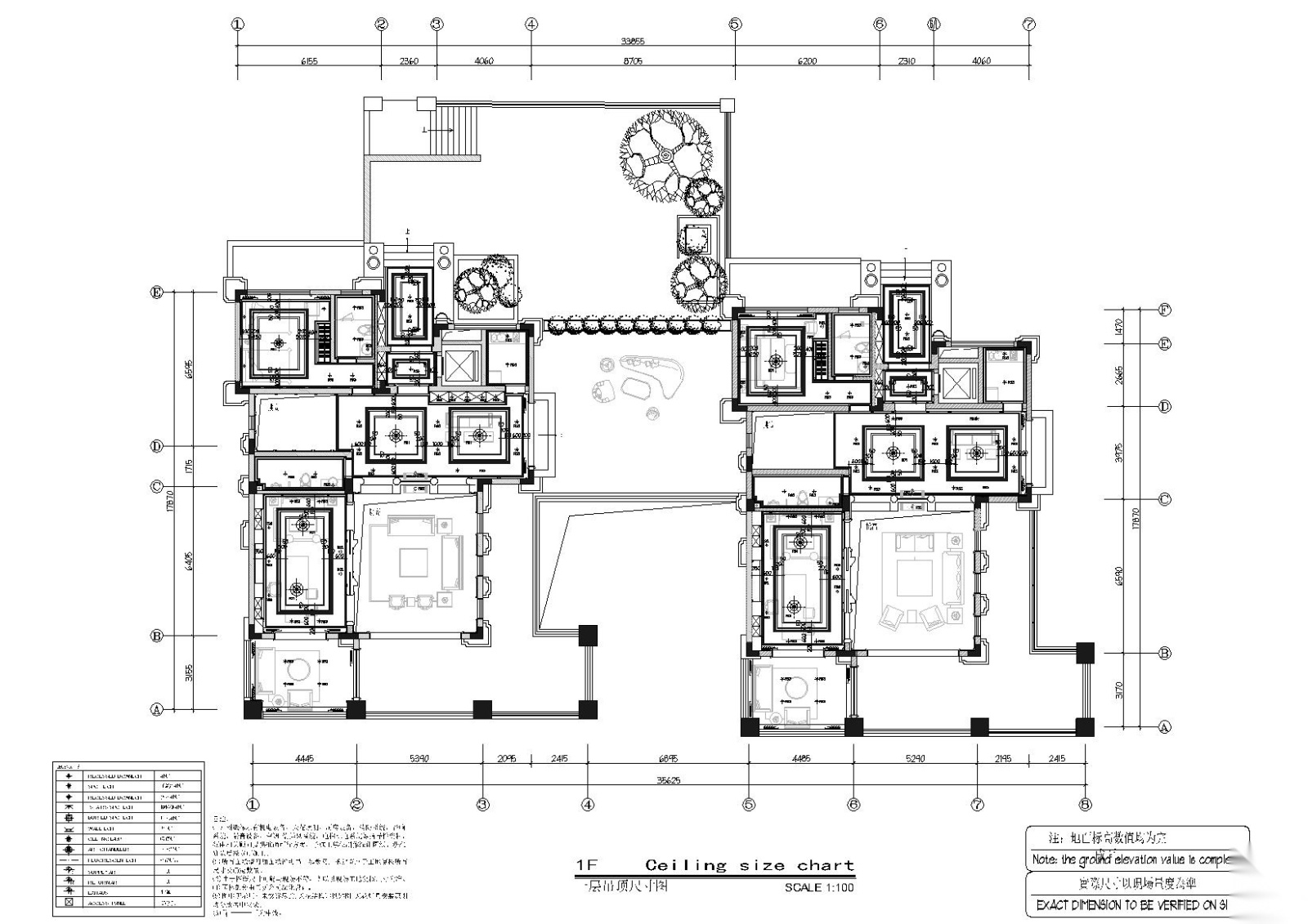 [江西]​赣州峰山国际独栋别墅施工图cad施工图下载【ID:160118112】