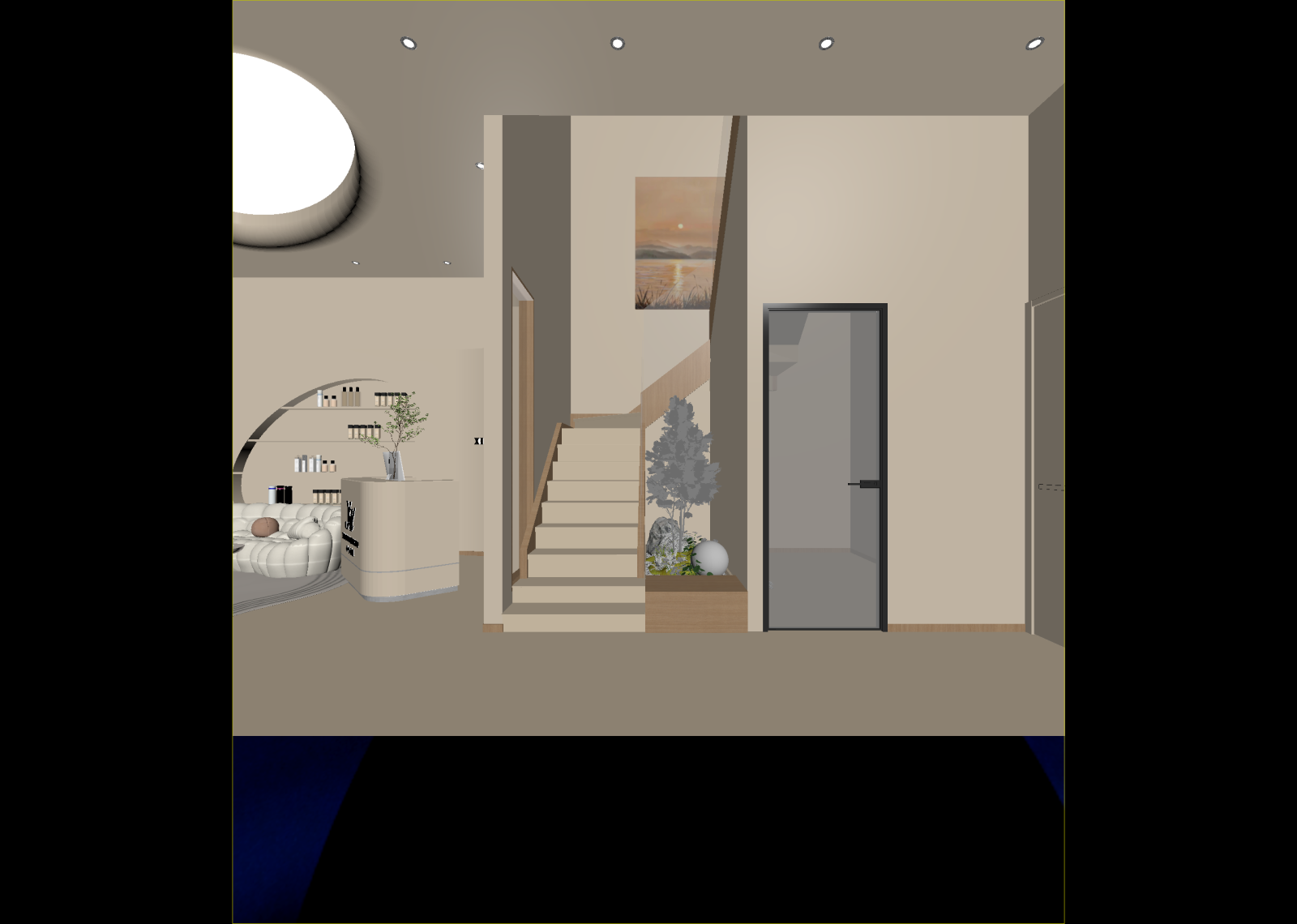 现代玄关3D模型下载【ID:1215167067】