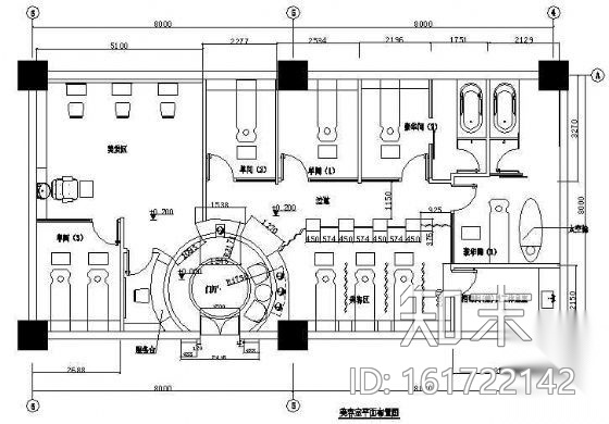 某美容院装修图cad施工图下载【ID:161722142】