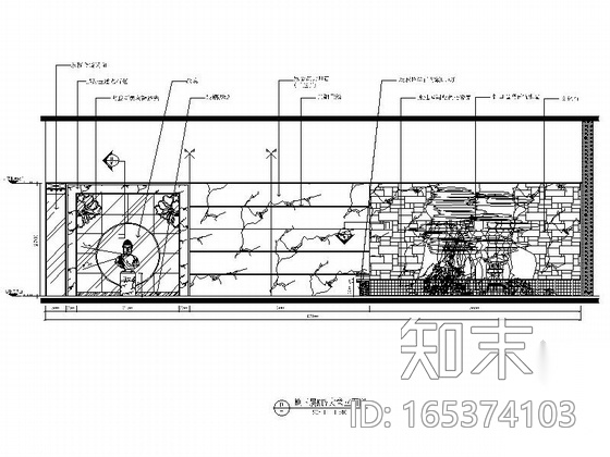 [山西]高档酒店KTV公共部分装修施工图cad施工图下载【ID:165374103】