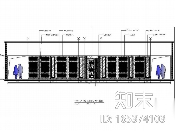 [山西]高档酒店KTV公共部分装修施工图cad施工图下载【ID:165374103】