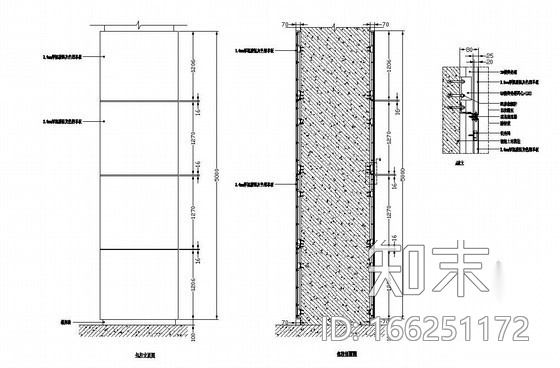 铝单板外墙节点图集cad施工图下载【ID:166251172】