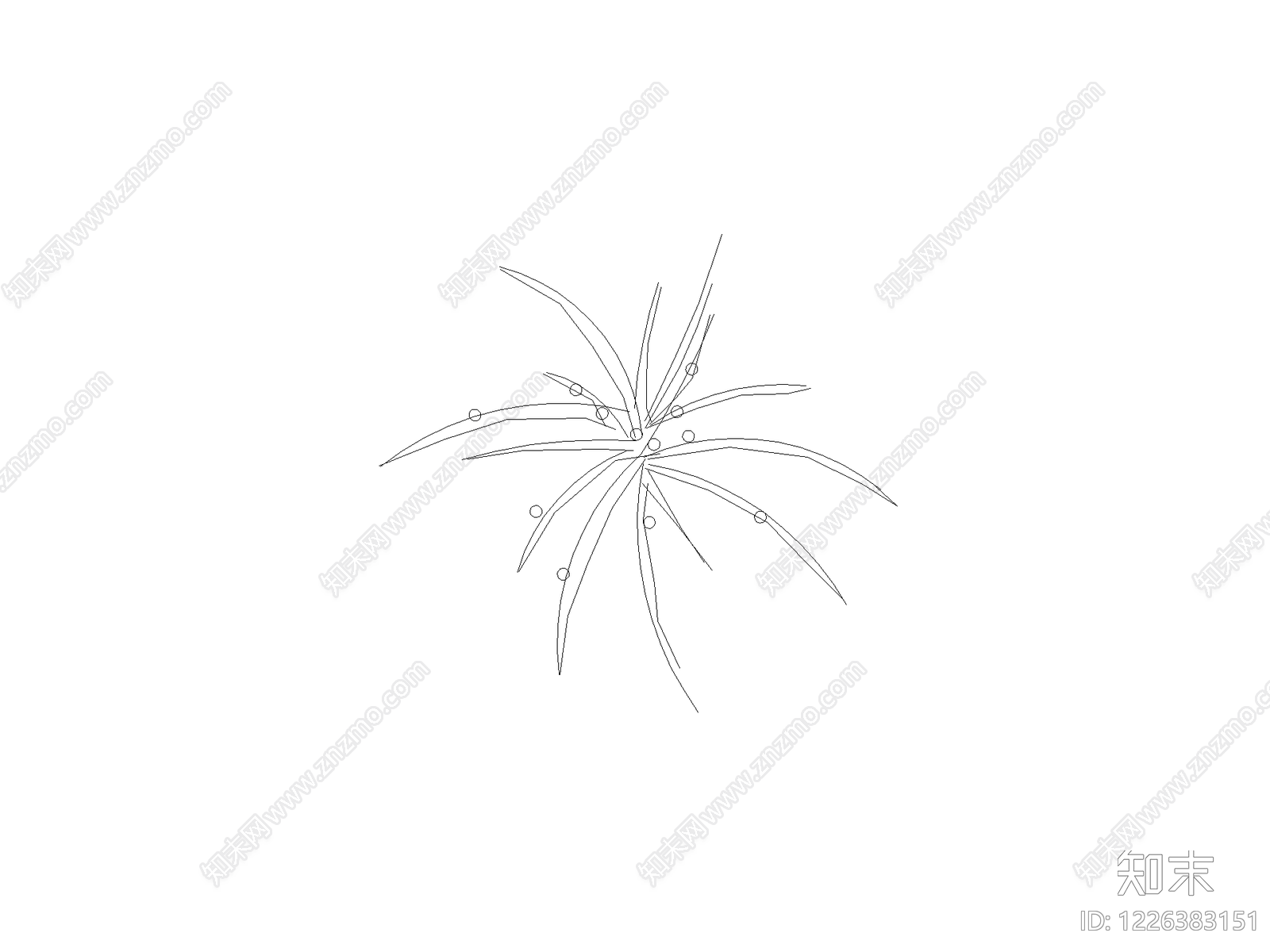 绿化苗木表分档cad施工图下载【ID:1226383151】