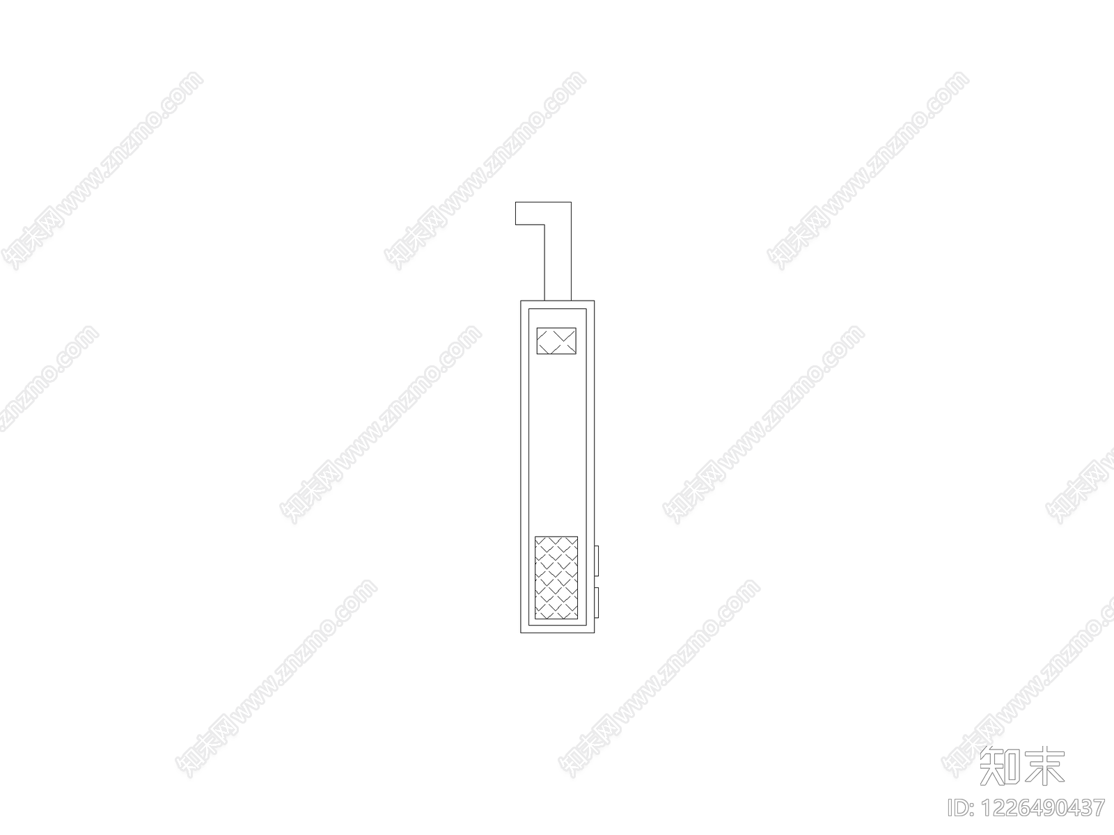 开关插座cad施工图下载【ID:1226490437】