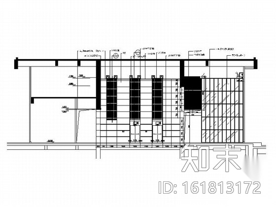 [上海]普陀区某超5A甲级办公楼室内装修图cad施工图下载【ID:161813172】