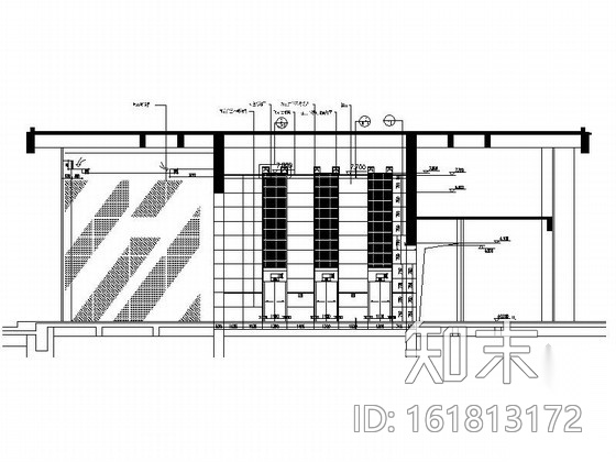 [上海]普陀区某超5A甲级办公楼室内装修图cad施工图下载【ID:161813172】