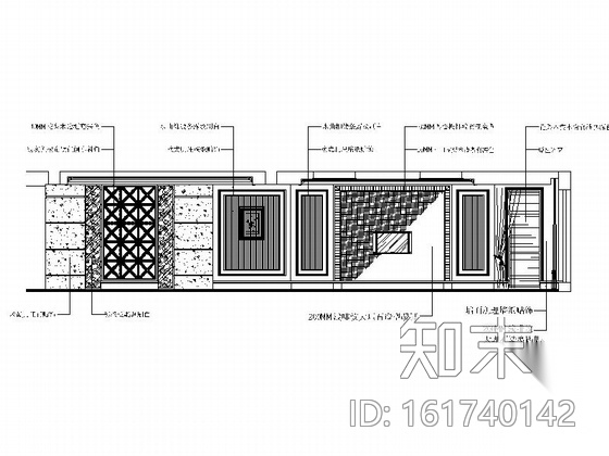 某奢华欧式别墅室内装饰装修图cad施工图下载【ID:161740142】