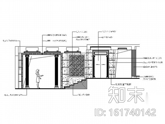 某奢华欧式别墅室内装饰装修图cad施工图下载【ID:161740142】