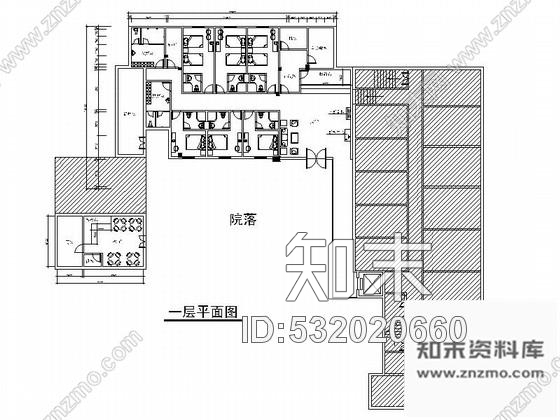 施工图上海某全国知名连锁快捷酒店装修图施工图下载【ID:532020660】