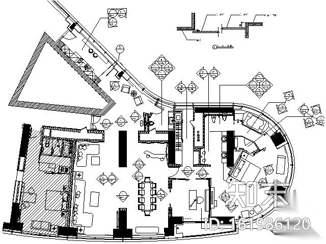 [上海]外滩某五星级酒店总统房施工图（含实景）施工图下载【ID:161986120】