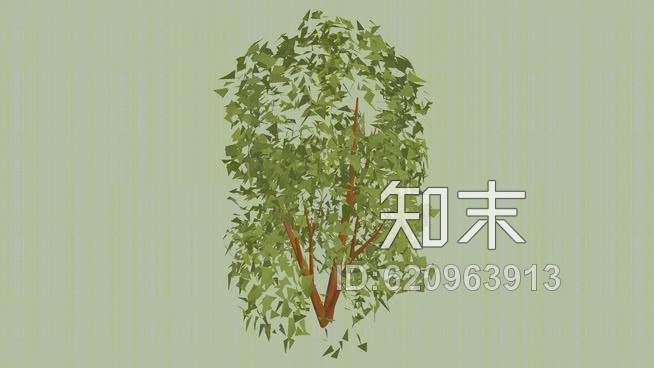 高丛灌木SU模型下载【ID:620963913】