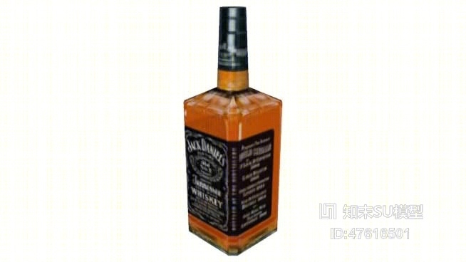 酒瓶酒杯组合SU模型下载【ID:519326898】