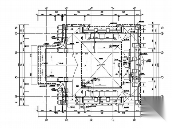 [四川]欧式风格三层售楼中心单体建筑设计施工图（知名建...cad施工图下载【ID:164860142】