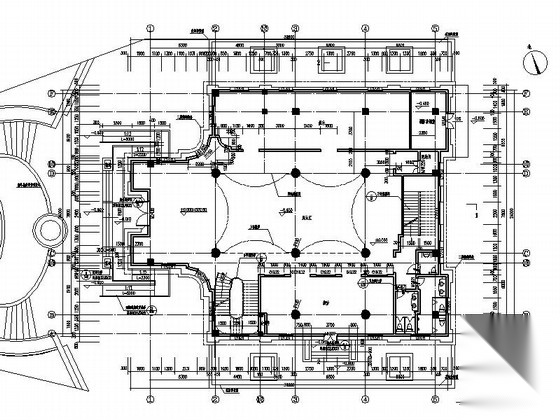 [四川]欧式风格三层售楼中心单体建筑设计施工图（知名建...cad施工图下载【ID:164860142】