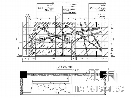 [厦门]高档量贩式KTV室内装修施工图（含效果）cad施工图下载【ID:161804130】