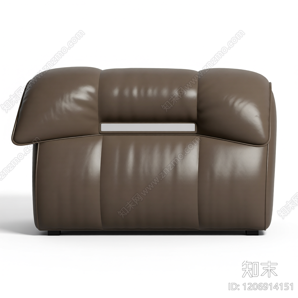 现代皮质沙发3D模型下载【ID:1206914151】