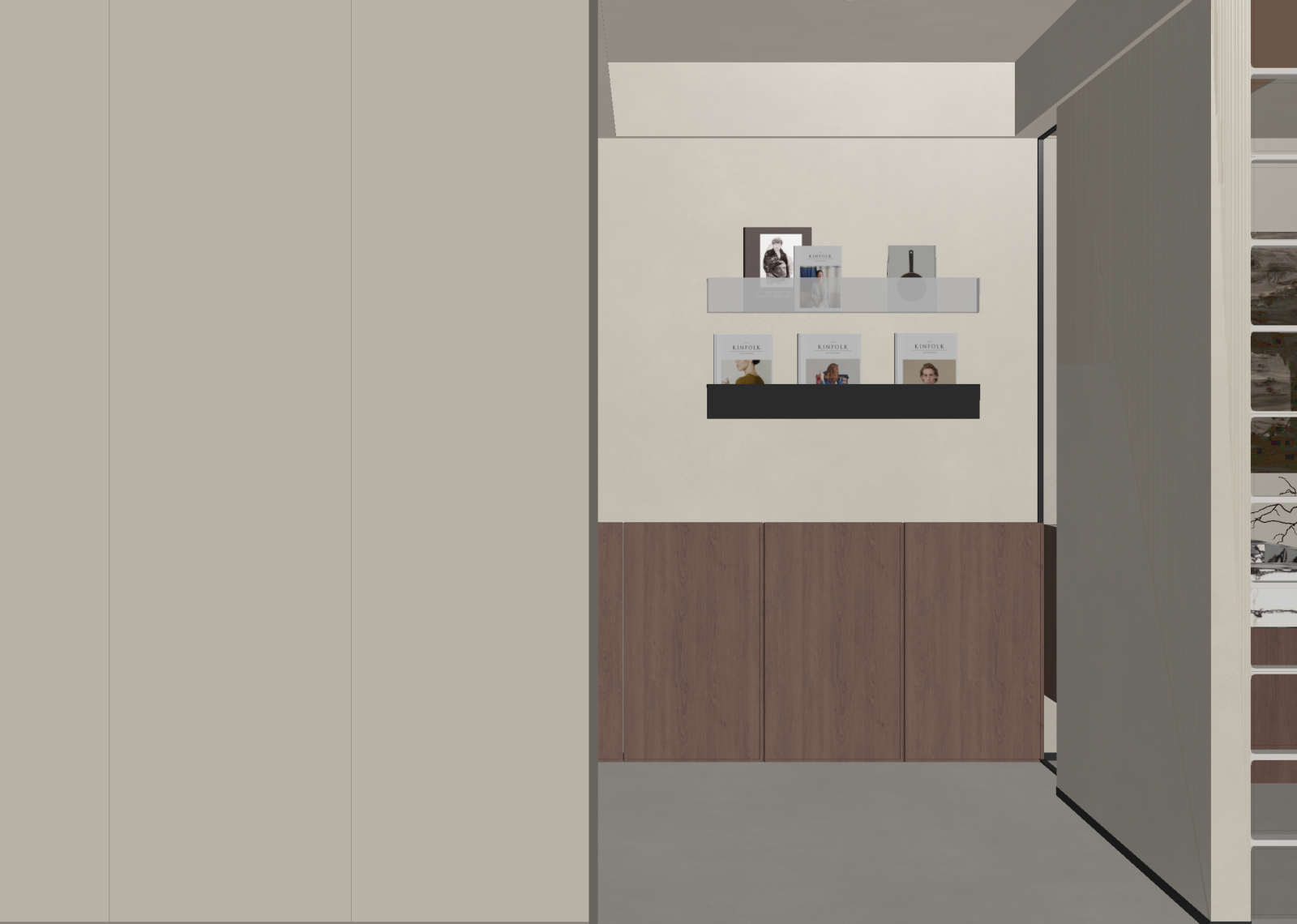 现代玄关3D模型下载【ID:1215117039】