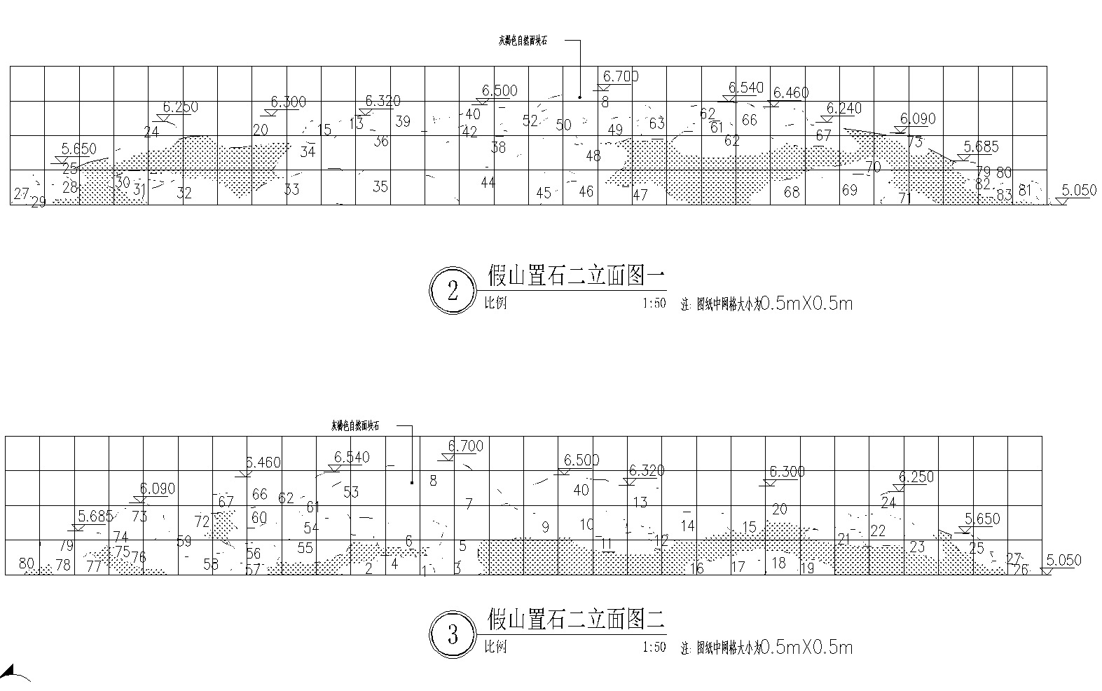 [上海]万科徐汇中心绿谷岩石园公园景观CAD施工图（附...cad施工图下载【ID:160917115】