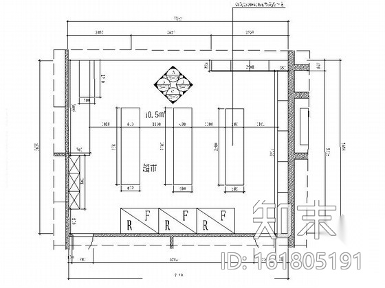 [厦门]现代高档量贩式KTV超市室内装修施工图cad施工图下载【ID:161805191】