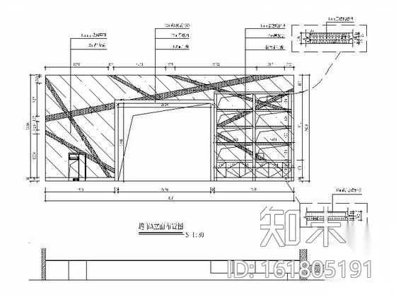 [厦门]现代高档量贩式KTV超市室内装修施工图cad施工图下载【ID:161805191】