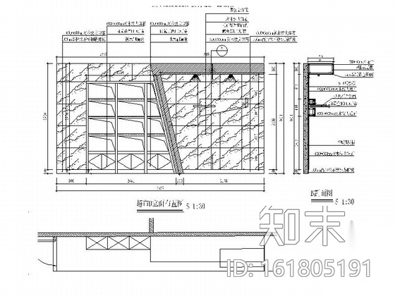 [厦门]现代高档量贩式KTV超市室内装修施工图cad施工图下载【ID:161805191】