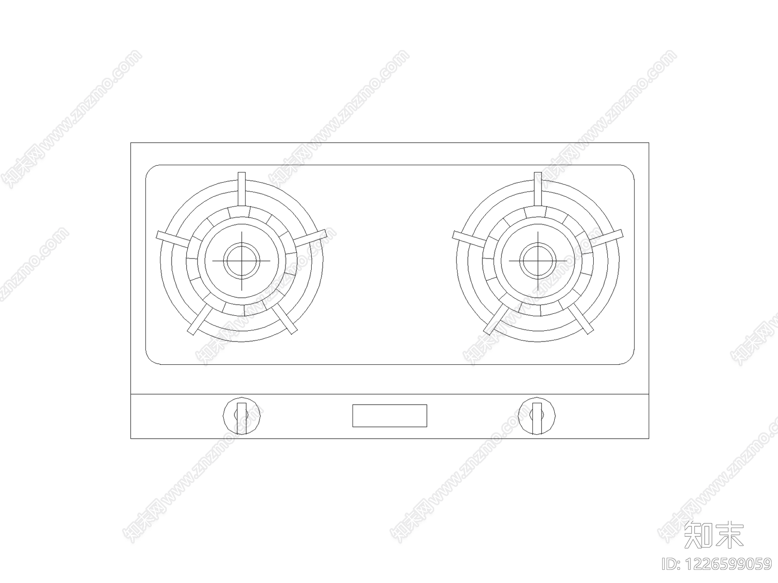 厨房设施cad施工图下载【ID:1226599059】