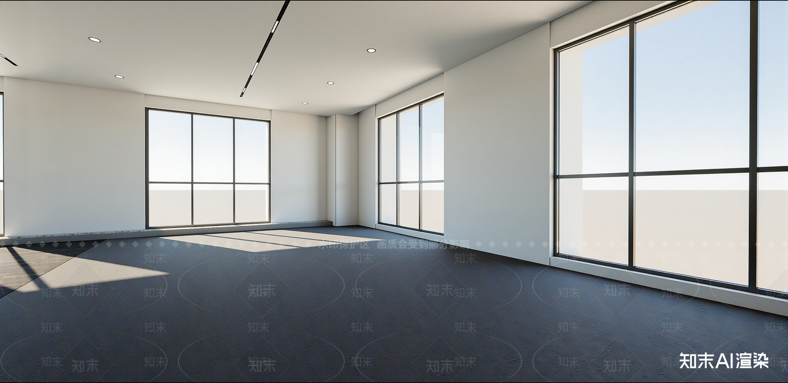 现代办公大堂SU模型下载【ID:1216011747】