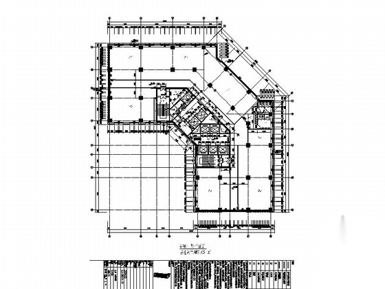 [山东]25层现代风格酒店及单体办公楼建筑设计施工图cad施工图下载【ID:167515194】