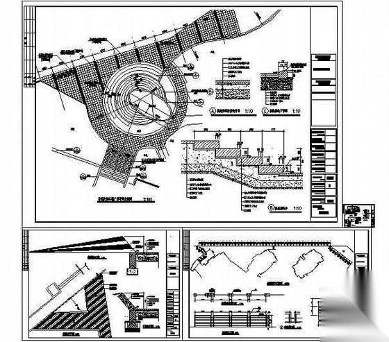 [北京]居住区C2区景观施工图设计cad施工图下载【ID:161092117】